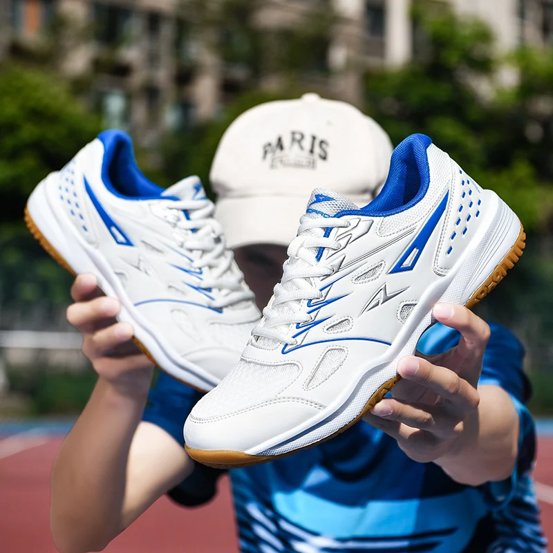 

Classic Brand Professional Table Tennis Shoe Top Quality Wearable Badminton Gym Shoe Designer Wearable Badminton Training Shoe