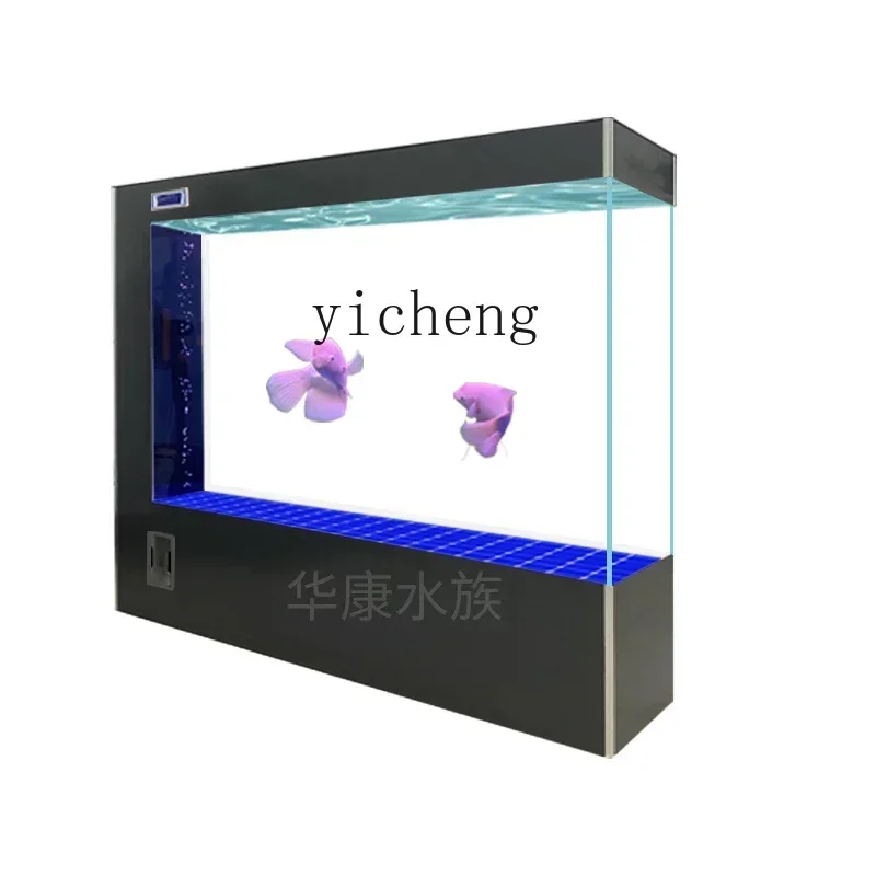 

C6.19 small living room entrance partition floor household goldfish tank lazy free water change