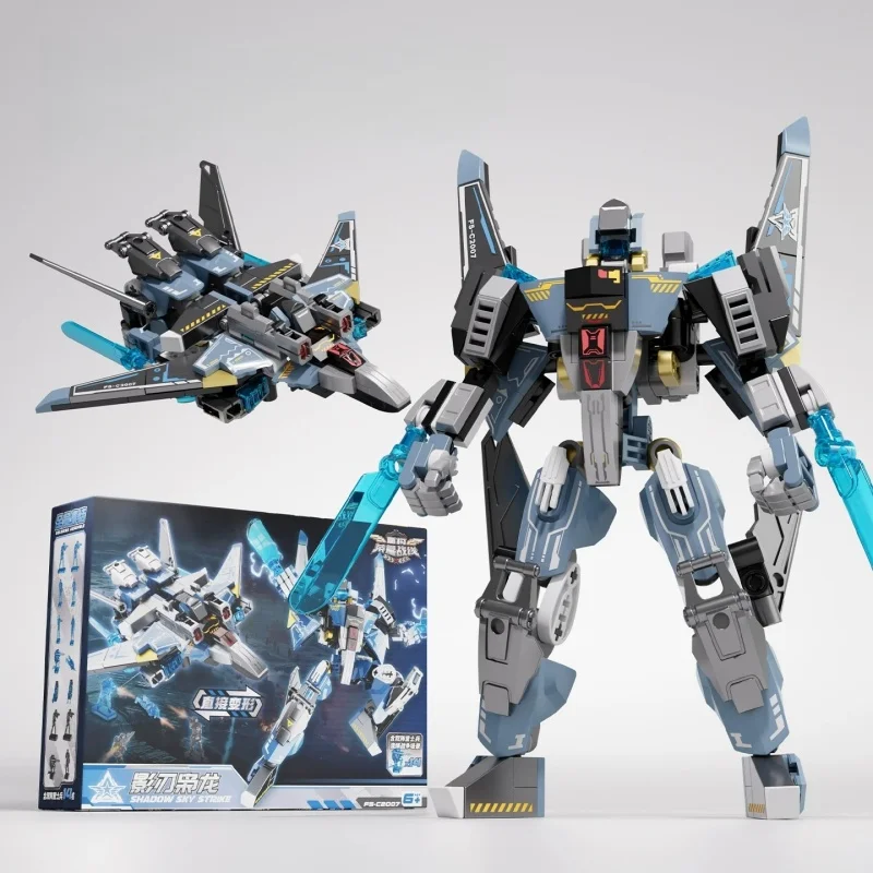 Robot Building Blocks, Deformable Mecha Toys, Cyberpunk Series Assembled Model Ornaments, Children's Toys Birthday Gifts view 3