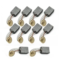 10pcs Carbon Brush Repairing Power Tool Parts Electric Hammer Motor Drill Angle Grinder Replacement 6*12*17mm