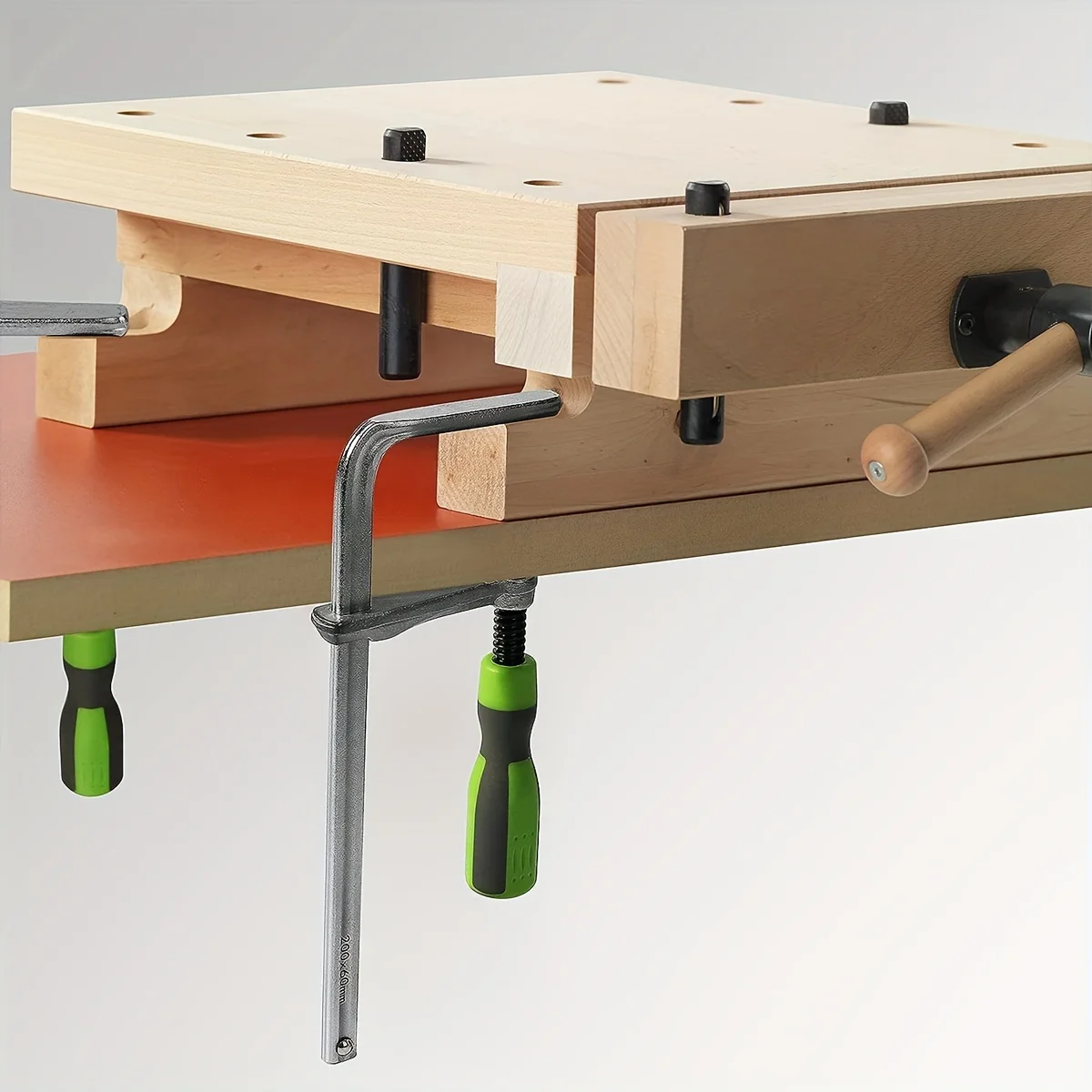 12 In 600 lb Woodworking Clamps with Ergonomic Handle Cabinetry,Bar Clamps for Woodworking 1pc Clutch Style Bar Clamps