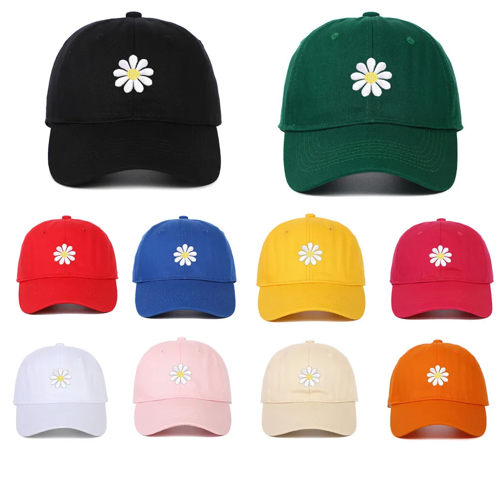 

Chrysanthemum Embroidery Baseball Cap Fashion Sun Hat Unisex Casual Outdoor Cap Daily Wear Street Style