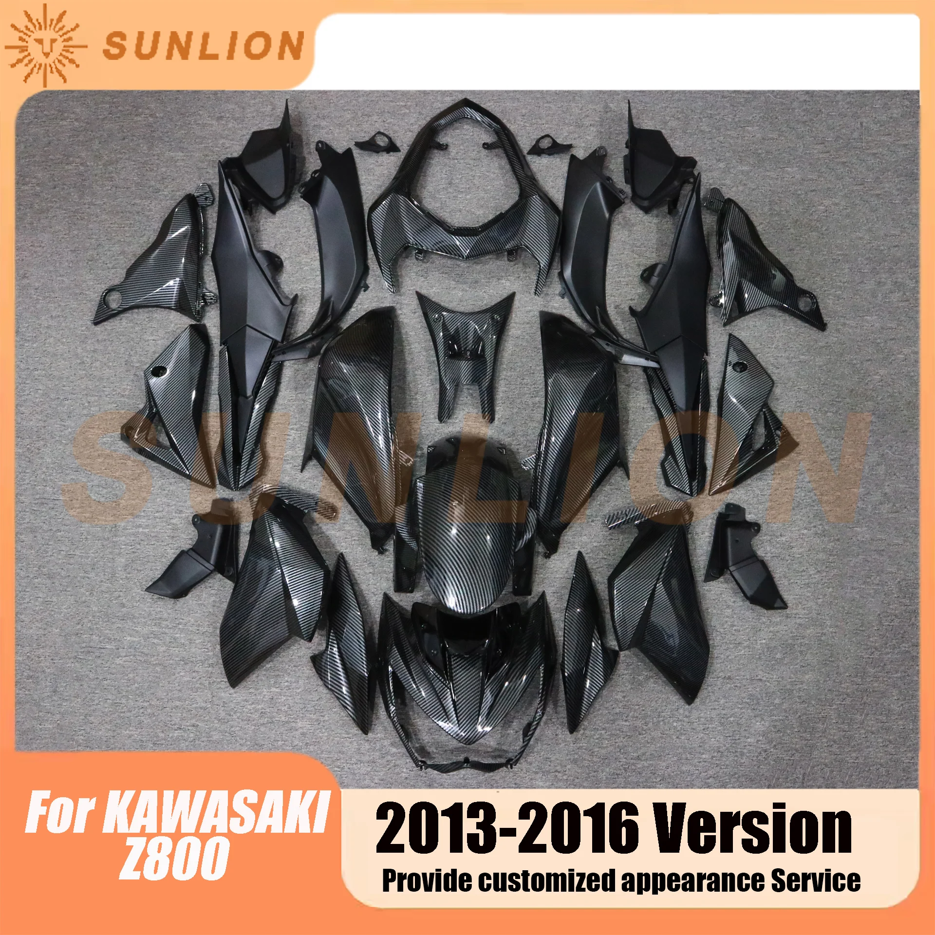 

For Kawasaki Z800 2013 - 2016 Motorcycle fairing body kit ABS injection molding For kawasaki Z 800 13-16 Full Body Fit Fairing