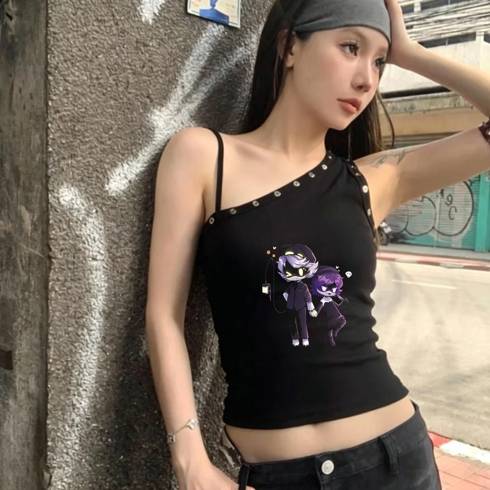 Murder Drones crop top ladies cutecore japan 2000s y2k baddie tshirt emo goth grunge kawaii scene