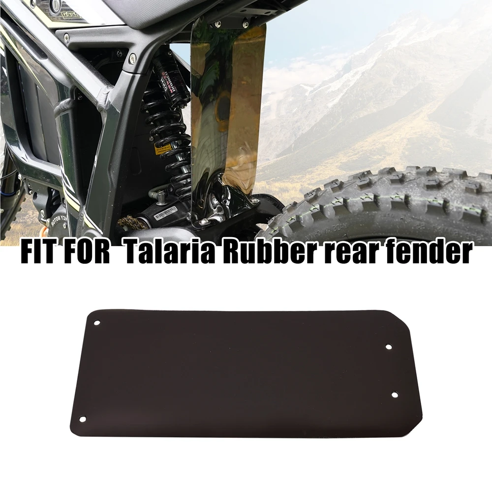 Motorcycle Rear Mud Guard For Talaria Rubber Rear Fender PVC Soft Rubber Pad Fender