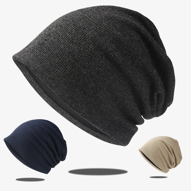 

Hat Men's Wool Hats In Autumn And Winter Solid Color Joker Pullover Hats Trendy Cold Hats Women's New Face Small Piles Of Hats