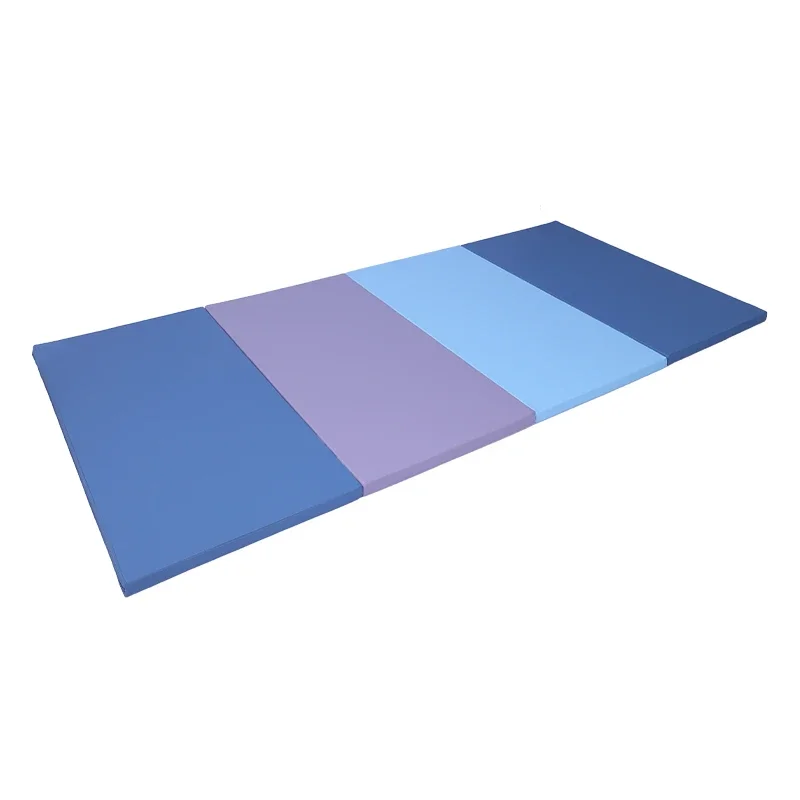 PU Leather Indoor Home Fitness Yoga Gymnastic Tumbling Folding Gym Mat Flooring Foam