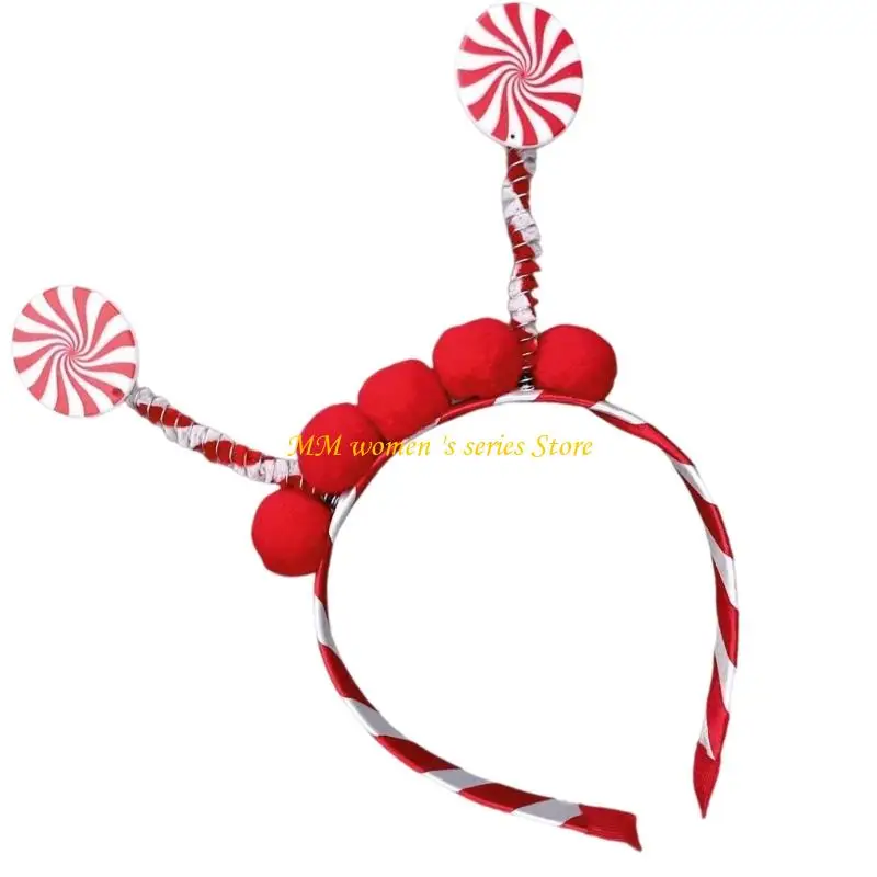 

Q39C Lovely Lollipop Hairband Hair Styling Accessory For Toddler Adult Halloween Christmas Costume Event Gathering Headpiece