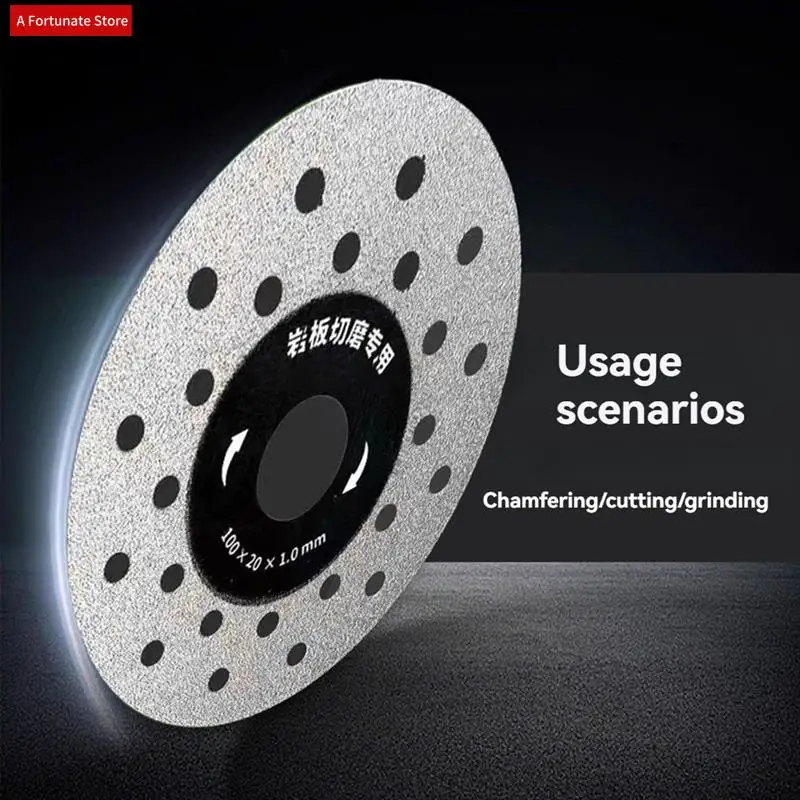 

5PCS Dia 100Mm Rock Grinding Cutting Disc Ultra-Thin Saw Blade Multi Hole Disc Marble Tile Glass Cutter Plate-A78G