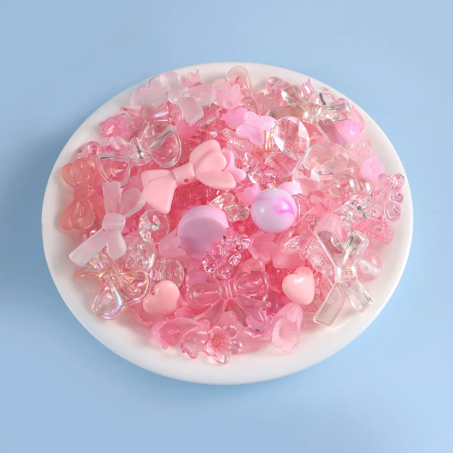 1 beutel Mischen Stil Candy Farbe Acryl Perlen Für DIY Handgemachte Armband Schmuck Machen Telefon Kette Zubehör