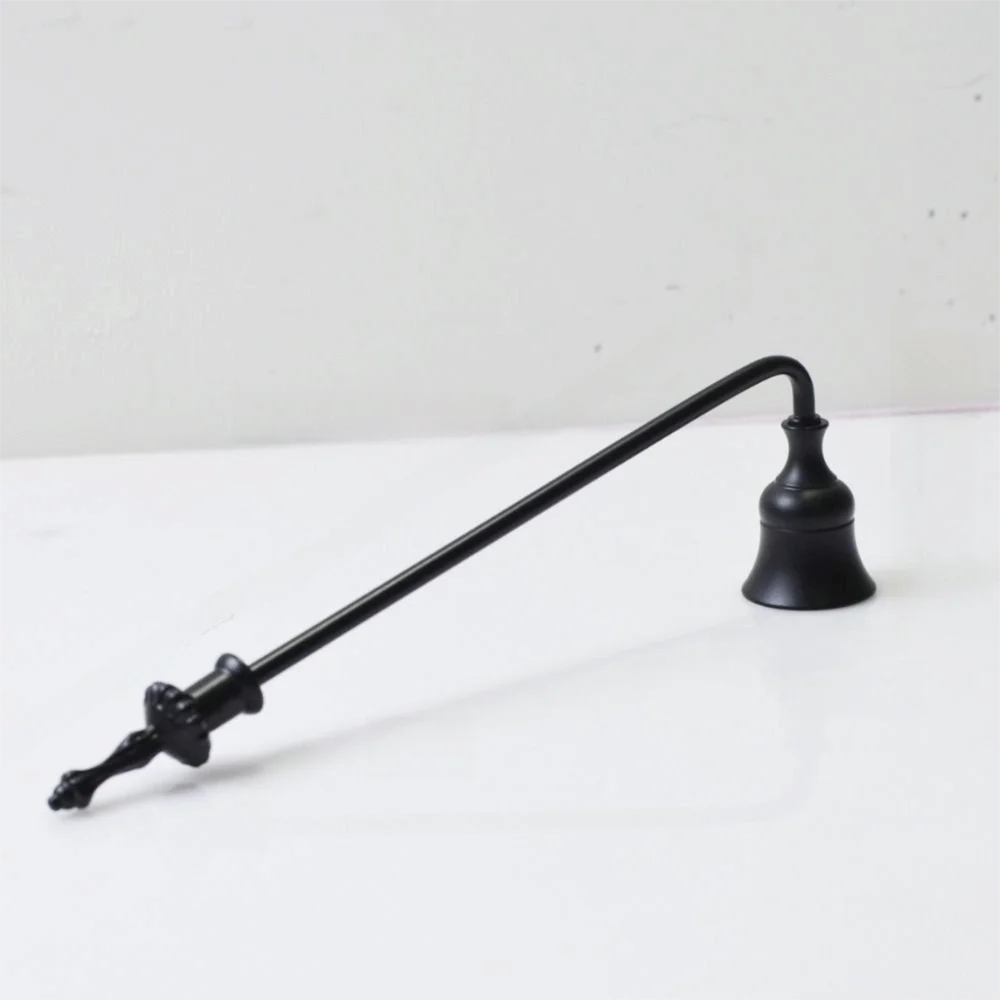 Bell Shaped Candle Snuffer Metal Vintage Design Candle Extinguisher Short/Long Handle Elegant Design Candle Blower Out