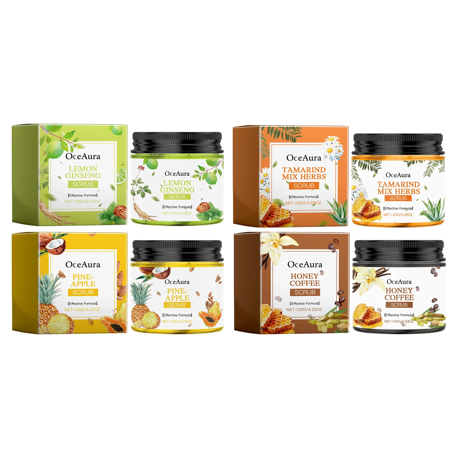 Tamarind Mix Herbs Scrub Ccream Exfoliating Scrub Dead Skin Removal Chicken Skin Improve Dullness Brighten Body Cleaning Product