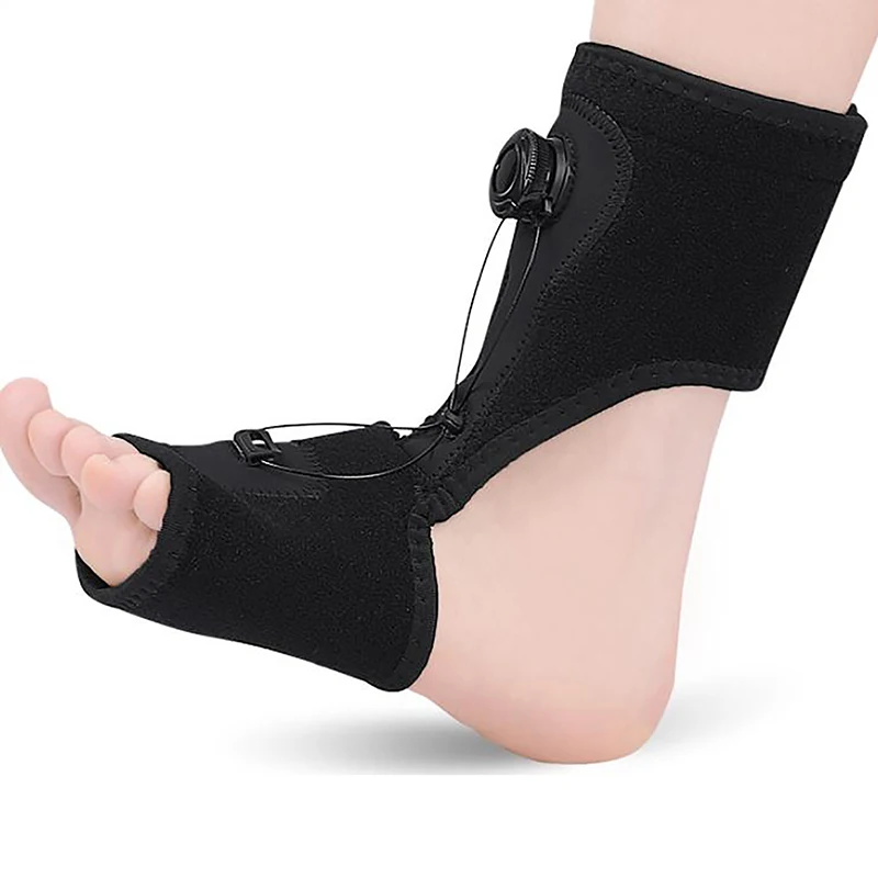 (.) Adjustable Plantar Fasciitis Night Foot Splint Drop Orthotic Brace Elastic Dorsal Night Splint Foot Care Tool Ligament Belt