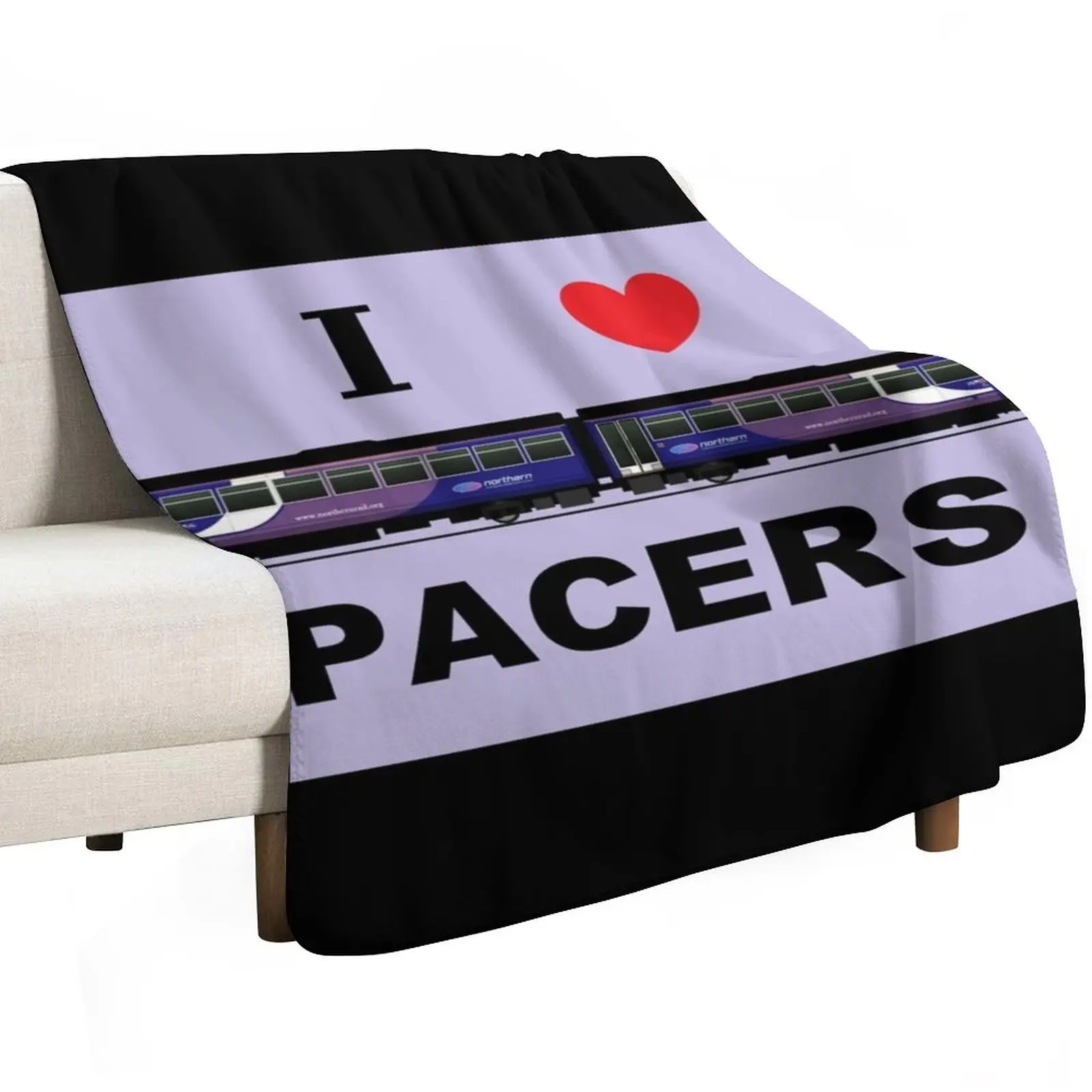 Pacer Locomotive Nothern Rail Throw Blanket Luxurious Soft Blanket Holiday Gift for Family