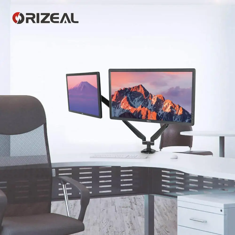 Wholesale Dual Screen Monitor Arm Stand For PC Computer Game