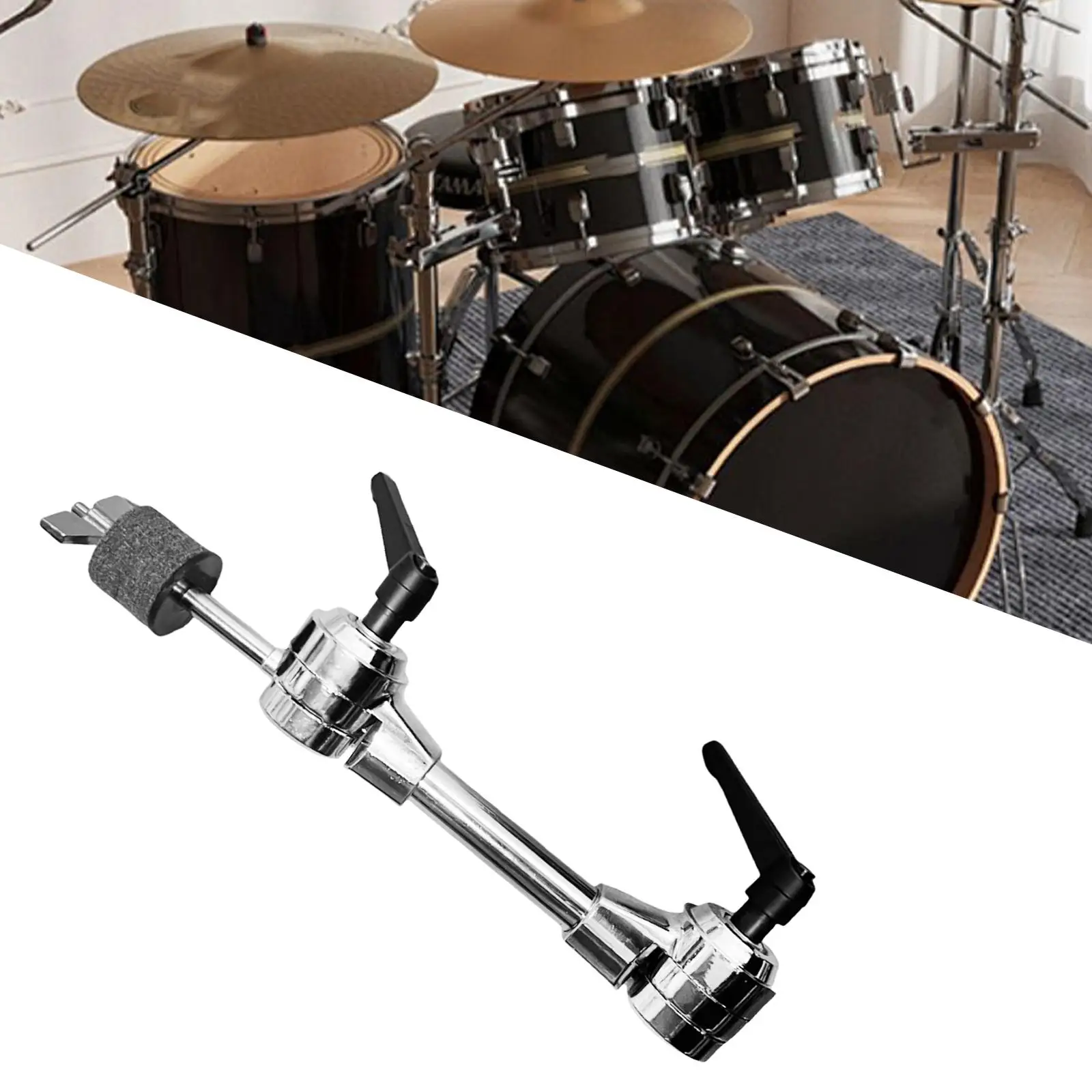 

Cymbal Stand Holder Drum Extension Clamp Holder Professional Sturdy Multi Clamp Premium Percussion Accessory for Cymbal Stand