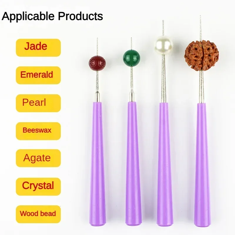 DIY Jewelry Tools Reaming Drill Needle Files Bead Craft Kits Pearl Beading Supplies Hole Enlargement Needles Precision Crafting