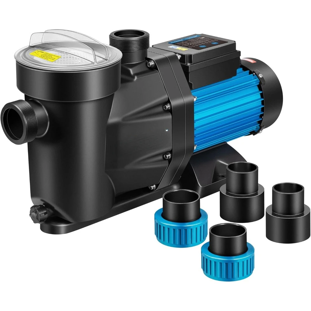 2.5 HP Powerful Self Primming 8880 GPH Swimming Pool Pump w/Timer for inground Pool 1.5