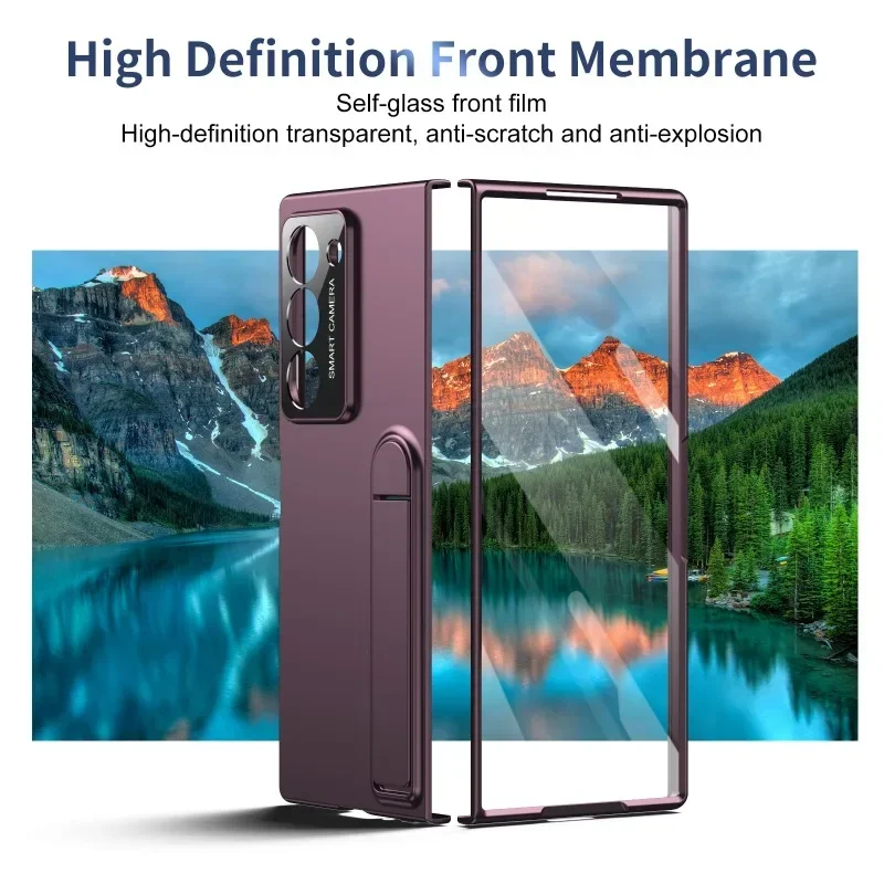 Custodie per Samsung Z Fold6/5/4/3 Custodia per telefono Materiale PC Shell Membrana Scaffold Custodia per lenti Z Fold6 5 4 3 Copertura per telefono all-inclusive