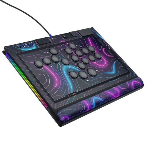 Imagen 2 del producto Controlador Arcade sin palanca QANBA Sapphire S1, controlador de juego de lucha para PS5/PS4/PC