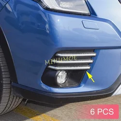 Per il 2022 2023 2024 Subaru Forester Facelift Paraurti anteriore Fendinebbia Trim Copertura Stampaggio Accessori