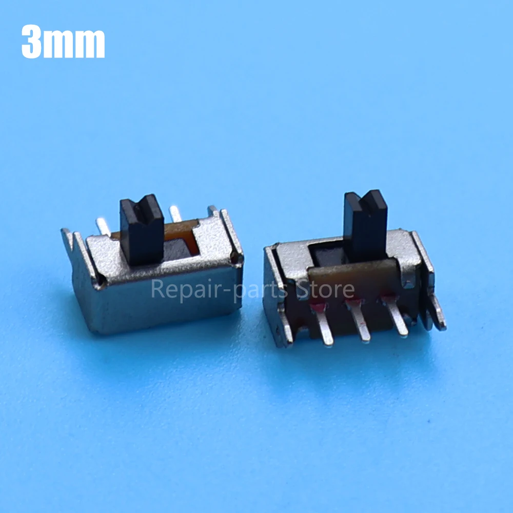 20/50/100 SK12D07VG SK12D07 تبديل التبديل 3PIN PCB 1P2T الشريحة التبديل مقبض مصغرة الشريحة التبديل مقبض جانبي عالية 2/3/4/5/6/7 مللي متر