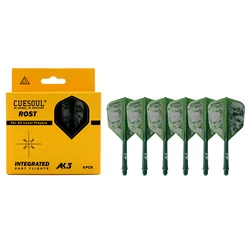 CUESOUL AK5 albero per freccette integrato e voli 6 pezzi a forma di ala grande-21/28mm