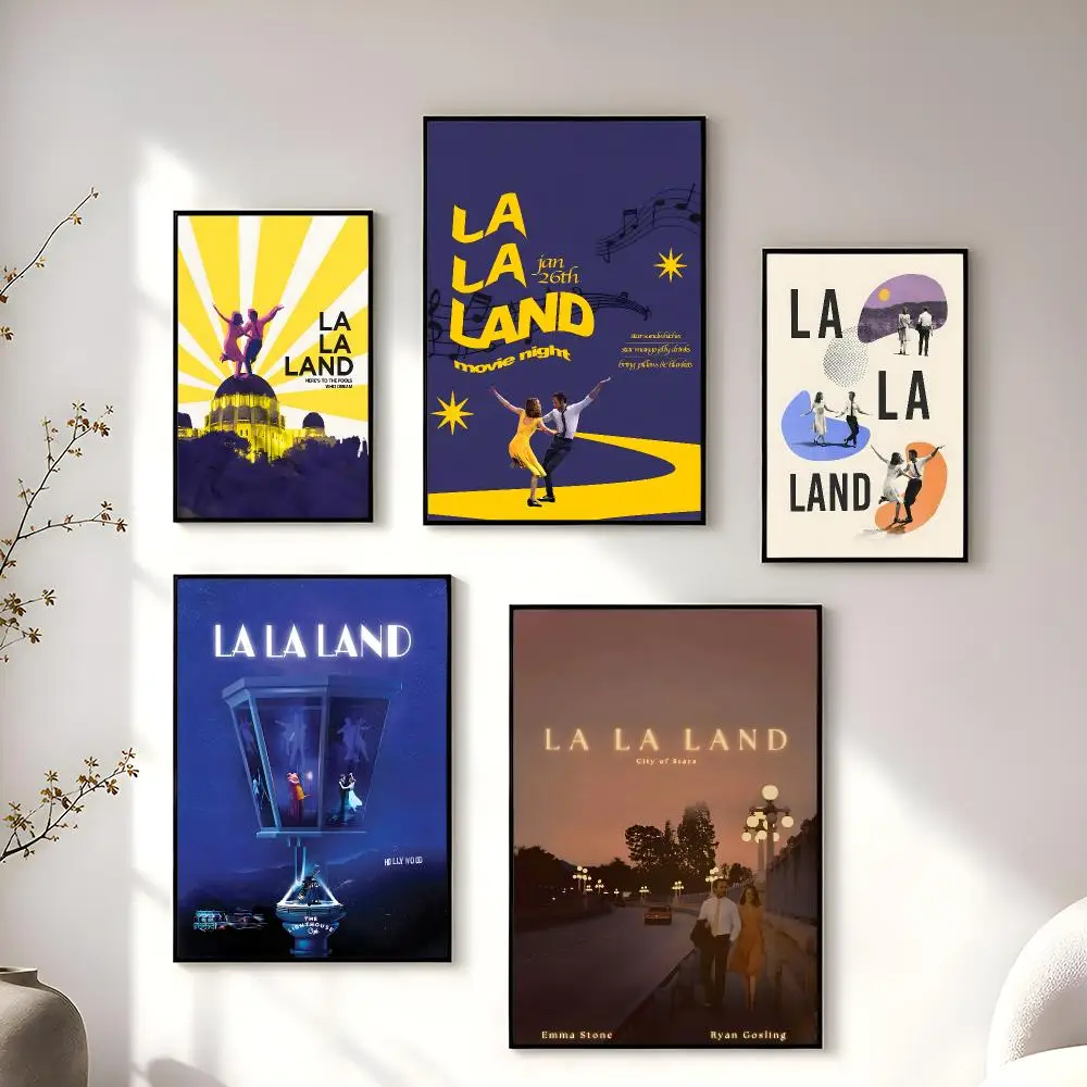Movie L-La La Land Poster High-Quality And Affordable Wall Stickers For Dormitory And Living Room Decoration