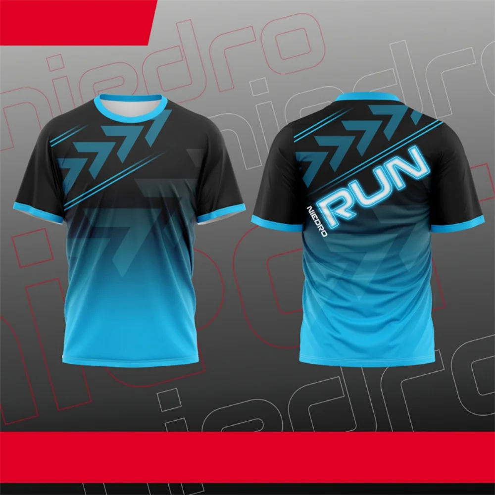 Fashion Geometric Pattern 3D Printed T-Shirt Summer Outdoor Sports Running Training Quick-Drying T-Shirt Street Tracksuit Tees