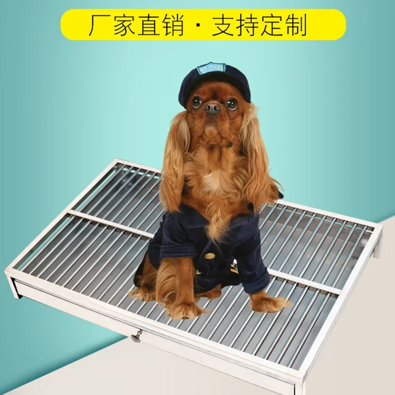Stainless steel toilet large toilet dog potty non-collapsible flush dog toilet