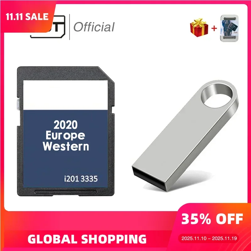 

SMIOST Map SD Card for VW FX V12 West Sat Nav Navigation Card 8GB GPS Update Software Factory OEM EU UK Jetta Car Free Delivery