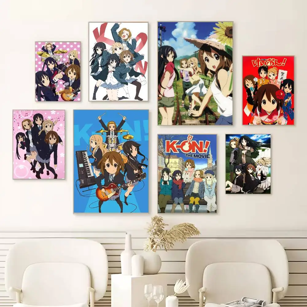 

Classic cute Anime K-K-ON Poster Versatile HD Waterproof Wall Art Self-Adhesive Decor for Any Space Ideal Gift