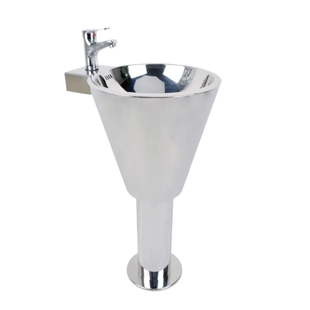 Modern designed independent sink made of 304 stainless steel for villas and apartments, including brackets