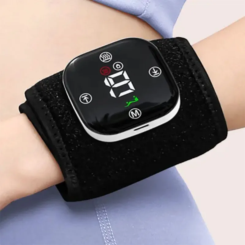 Electric Wrist   Massager Multi-Function Joint Vibration Wristband  Kneading Hot Compress Meridian Physiotherapy Instrument