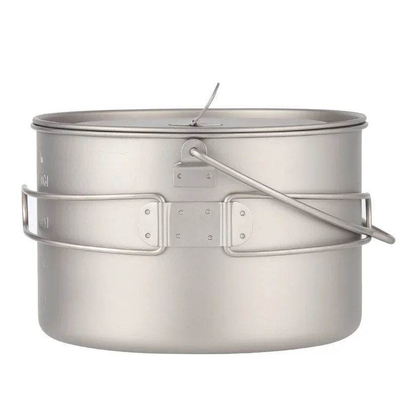 

Cooking pot Soup & stock pots Big Capacity 2000ml Outdoor Camping Hiking Traveling Hunting Picnic Cookware