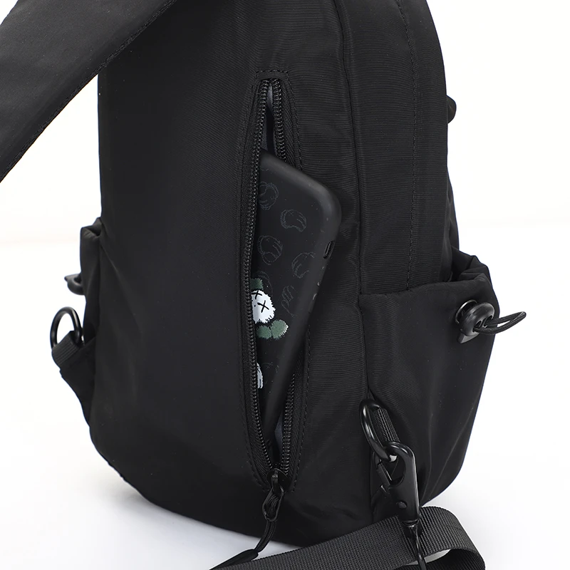 Sac de poitrine multifonctionnel en nylon imperméable pour hommes, sac à main à poignée, décontracté, haute capacité, initié, qualité supérieure, nouveau