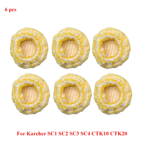 A76G-Steam Cloth Cover For Karcher SC1 SC2 SC3 SC4 SC5 SC7 CTK10 CTK20 Handheld Steam Brush Vacuum Cleaner Parts