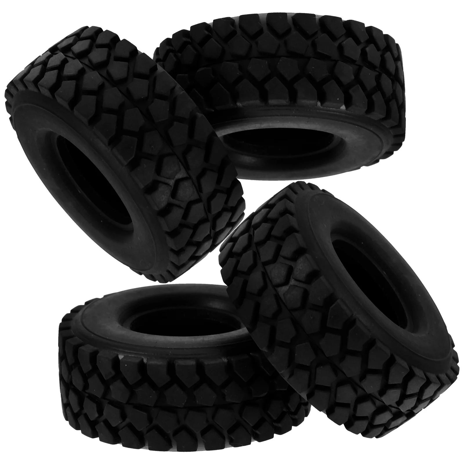 4 Pcs Multifunction Toy Truck Tires Child Wheel Rubber Replacements Rc Car Wheels