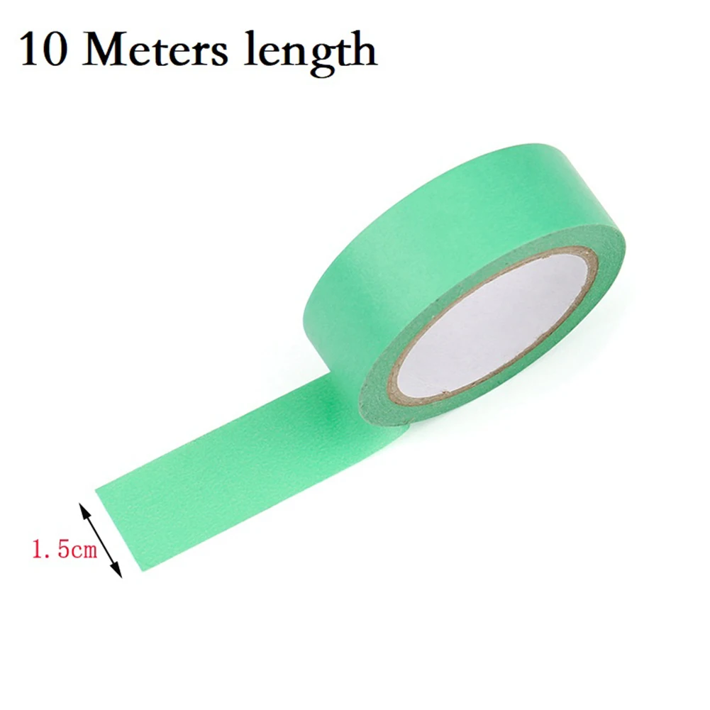 10 Meters Long Masking Tape Colorful Car Spraying Single Side Adhesive Tape For Car House Oil Painting Sketch