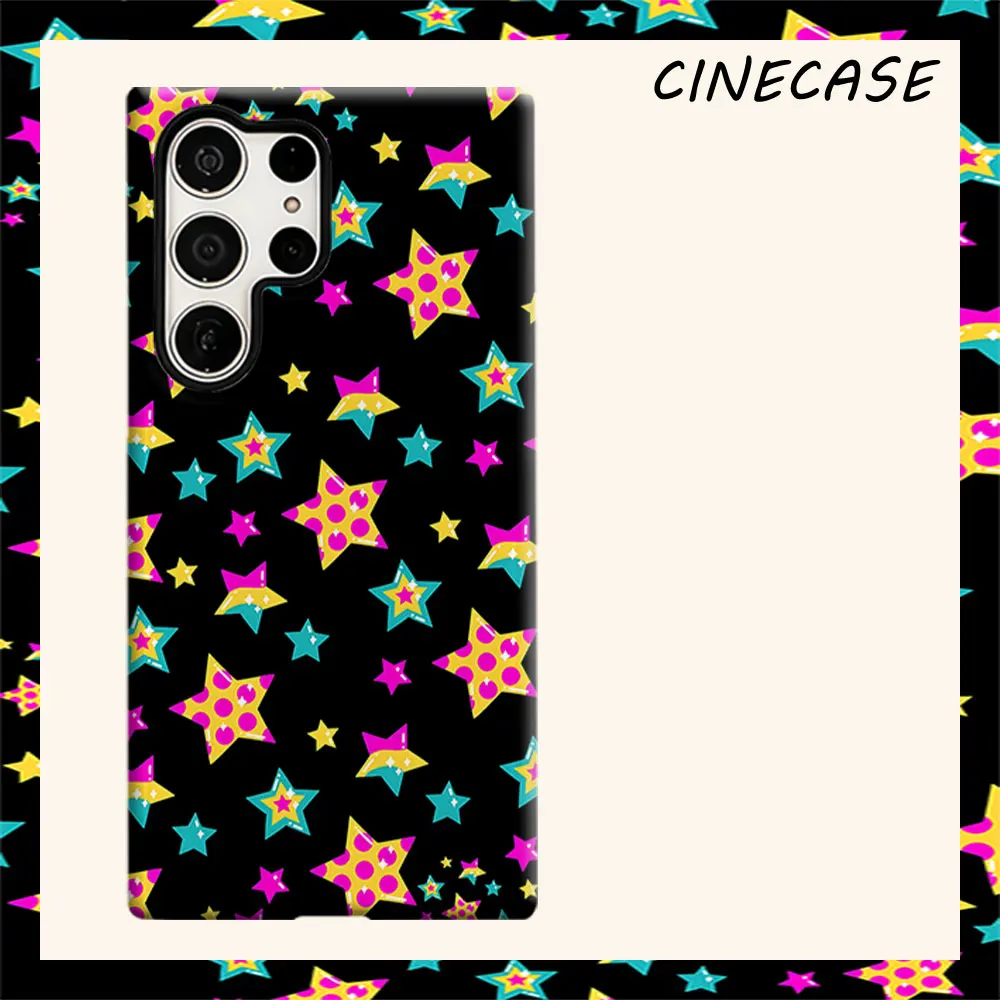 Pop Star For Samsung Galaxy S26 S25 S24 A56 A36 Dual Layer Luxury Fashion Full Lens Protective Case