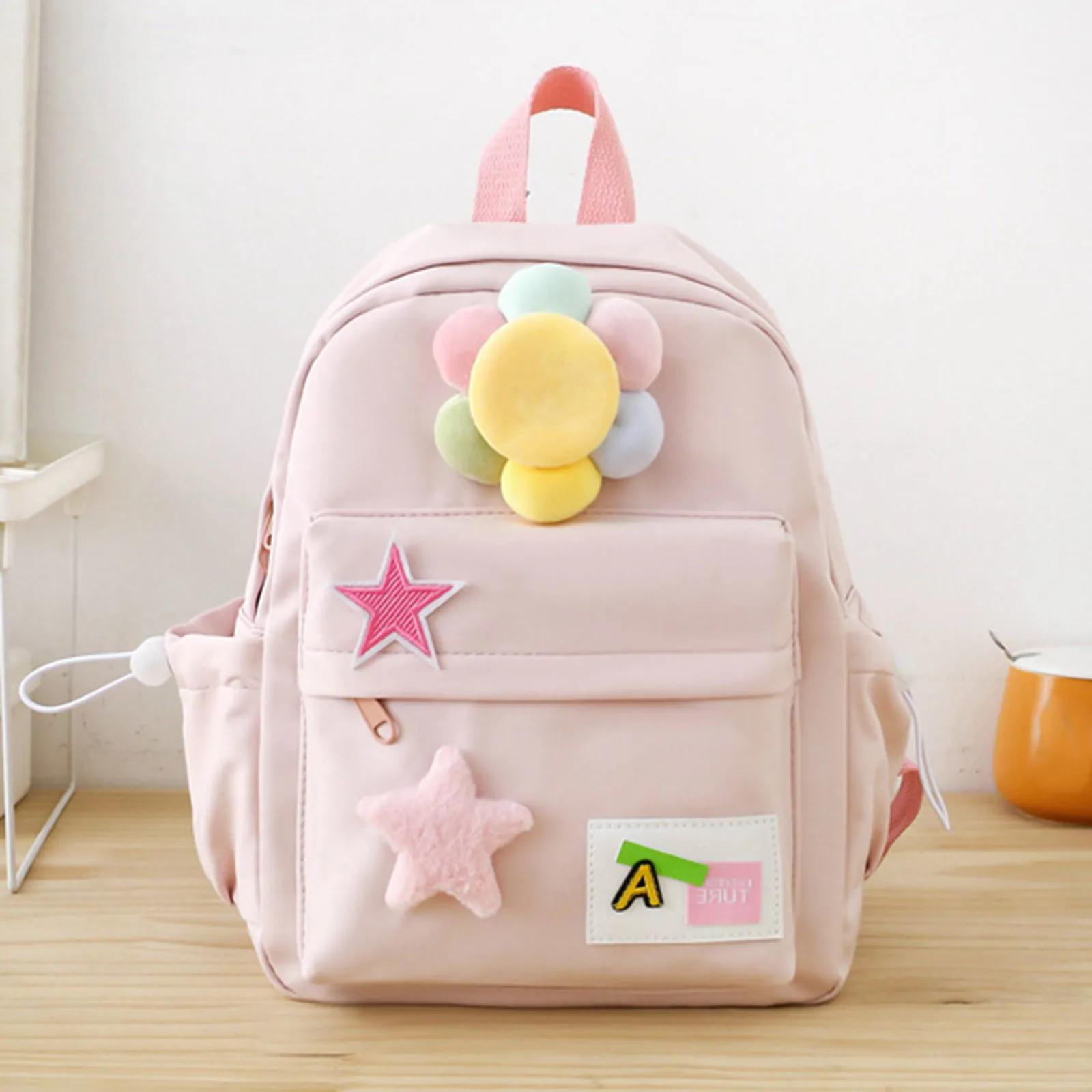 Korean Sweet All Match Star Backpacks Japanese Women Streetwear Y2k Aesthetic Schoolbags High-capacity Kawaii Backpack Students