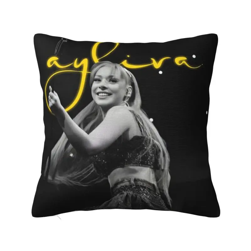 Custom A-Ayliva  Musician Square Pillowcover Decoration Cool Singer Cushions Throw Pillow for Sofa Double-sided Printing