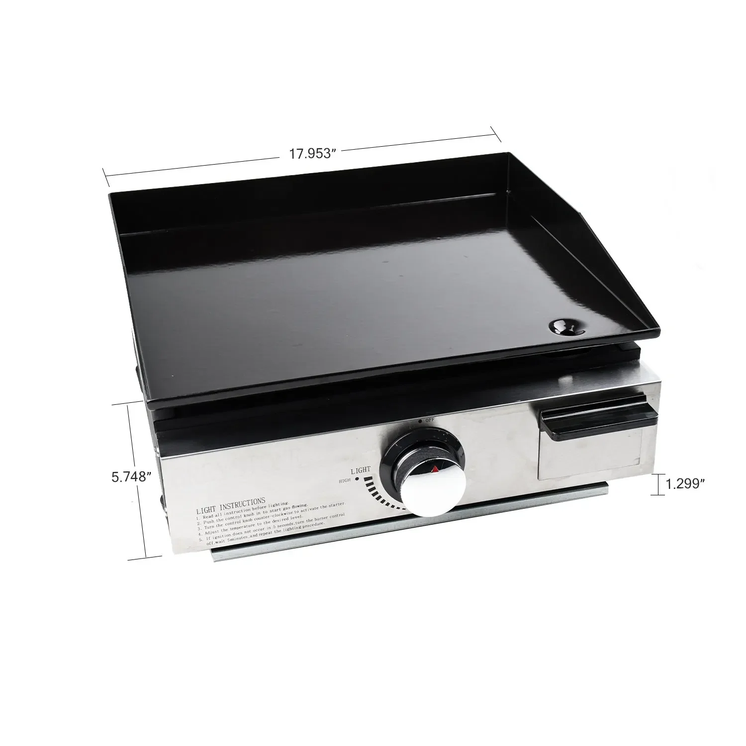 

Горячие продажи горелок гриль для барбекю портативный чугунный газовый гриль с плоским верхом