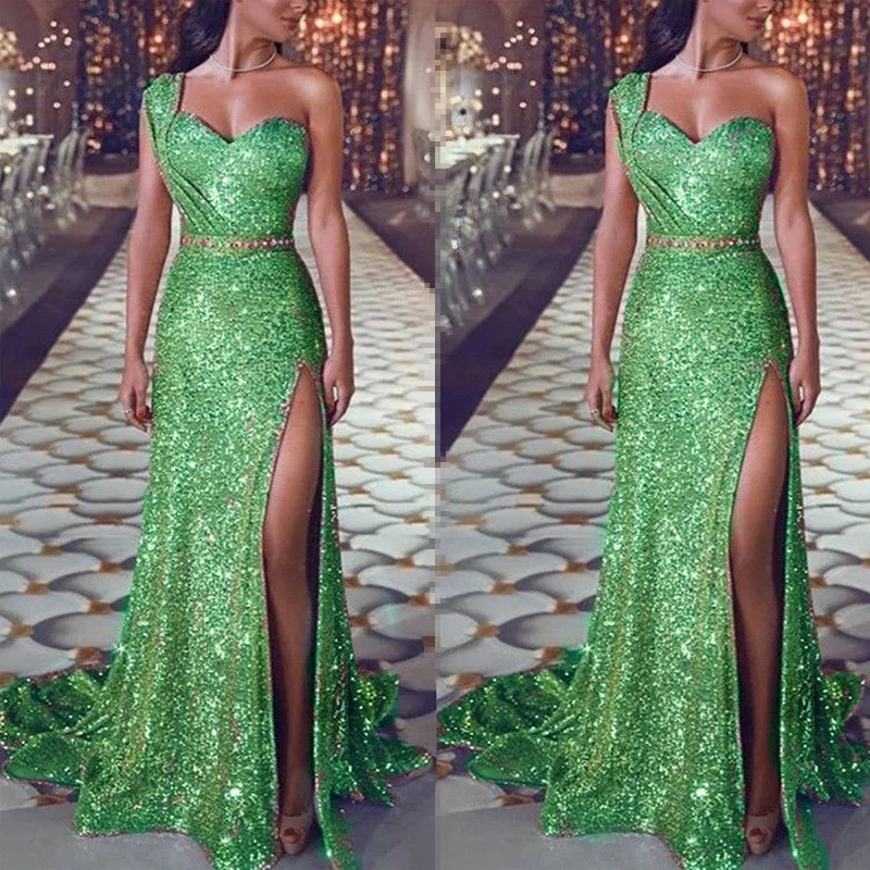 Women's Spring Summer Elegant V Neck Sleeveless A Line Maxi Dress for Wedding Guest Party Prom Gold Foil Solid Color Back Zipper