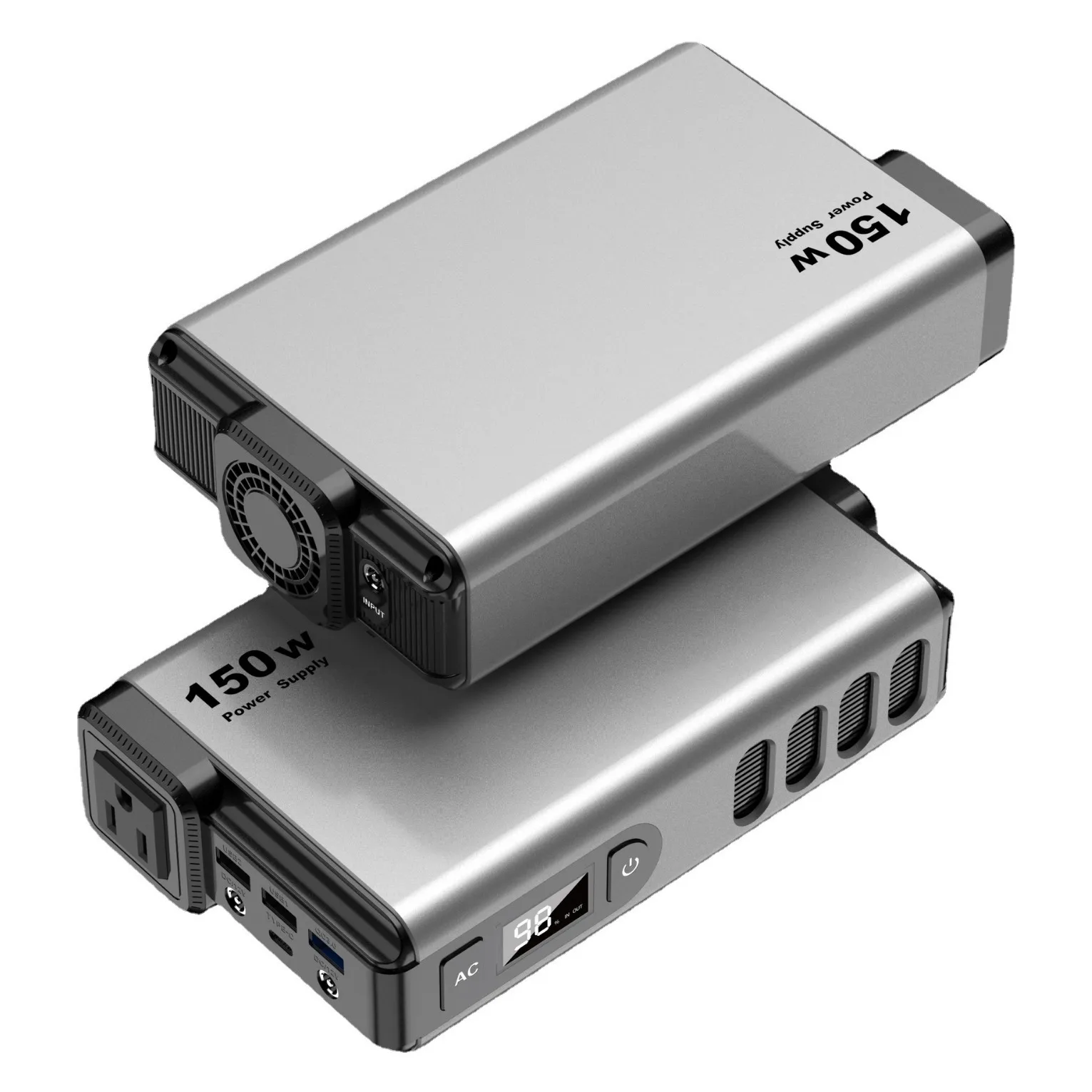 Emergencia móvil al aire libre de la batería de almacenamiento de energía autónoma del banco de energía de la fuente de alimentación 32000mAh de 150W