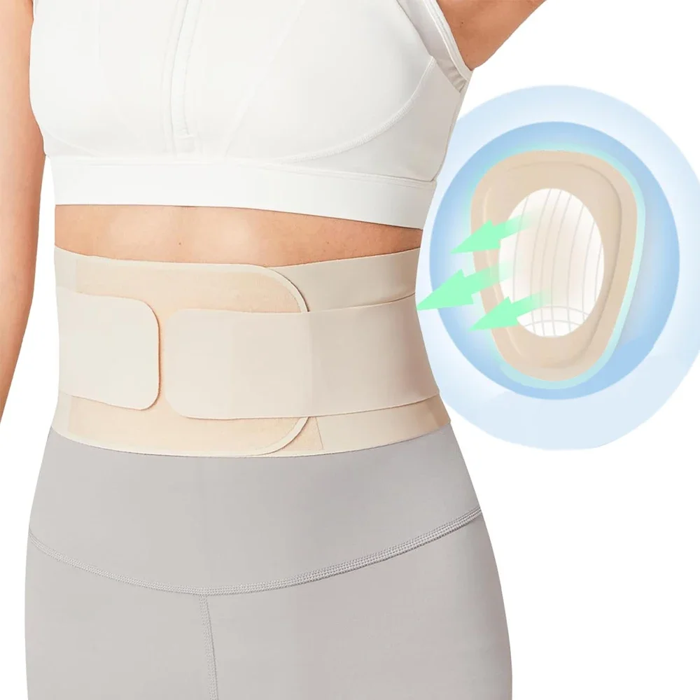 1Pcs Thin Back Brace for Lower Back Pain Lumbar Support Belt for Men and Women, Support for Lower Pain Relief