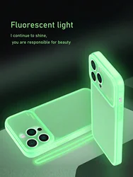 Luxury Night Light Luminous Clear Silicone Phone Case For Samsung Galaxy S24 S23 Ultra S20 S21 FE S22 Plus Transparent Cover