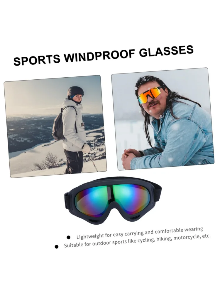 AliExpress Other Skiing Goggles Cycling Motorcycle Windproof Goggles Anti-fog UV400 Snowboard Snow Goggles Winter Outdoor Sport Skiing Eyewear