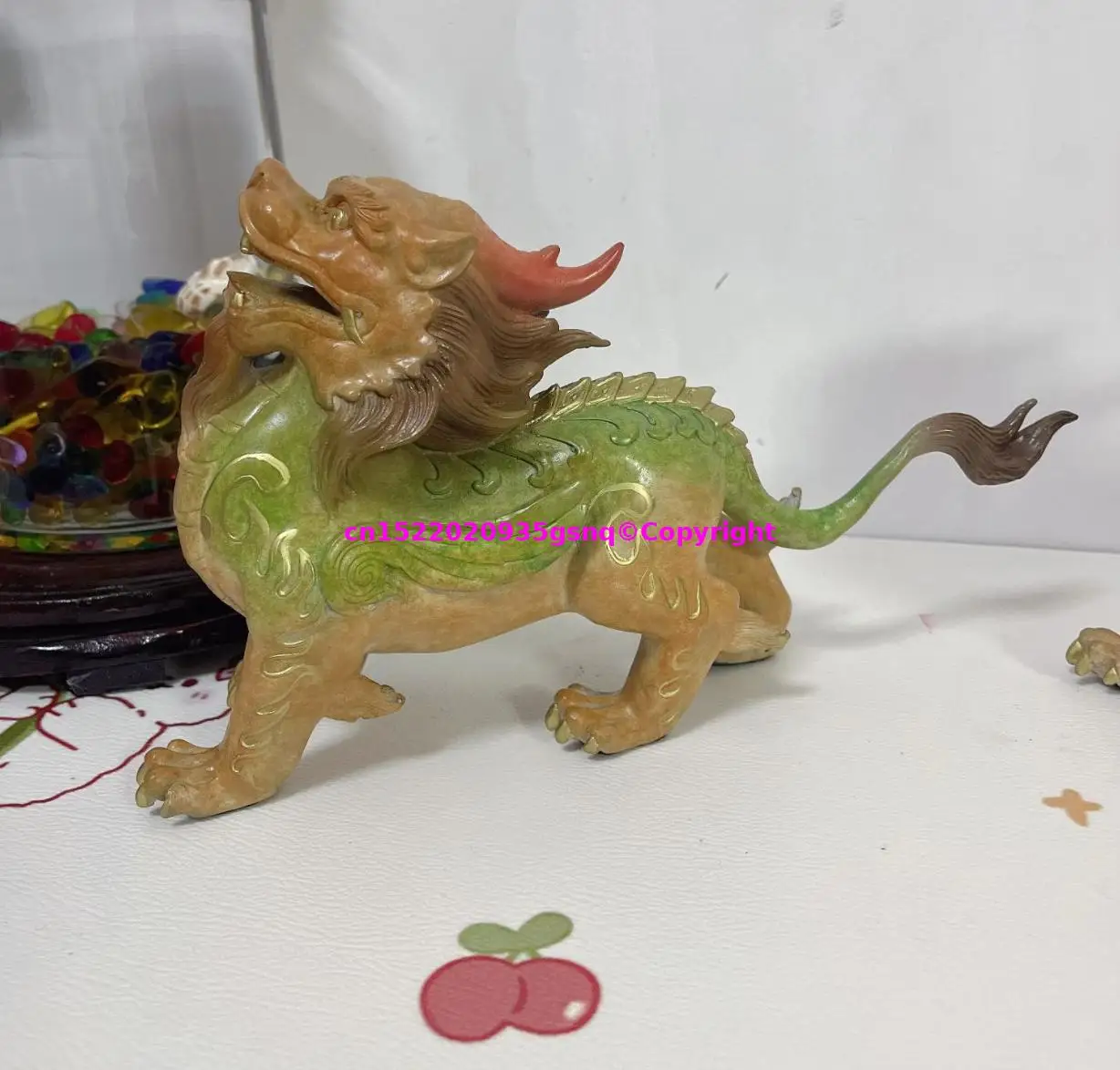 2026 NEW lucky talisman Flame dragon PI XIU HOME house Expel demons Recruiting wealth Copper sculpture company shop ornament