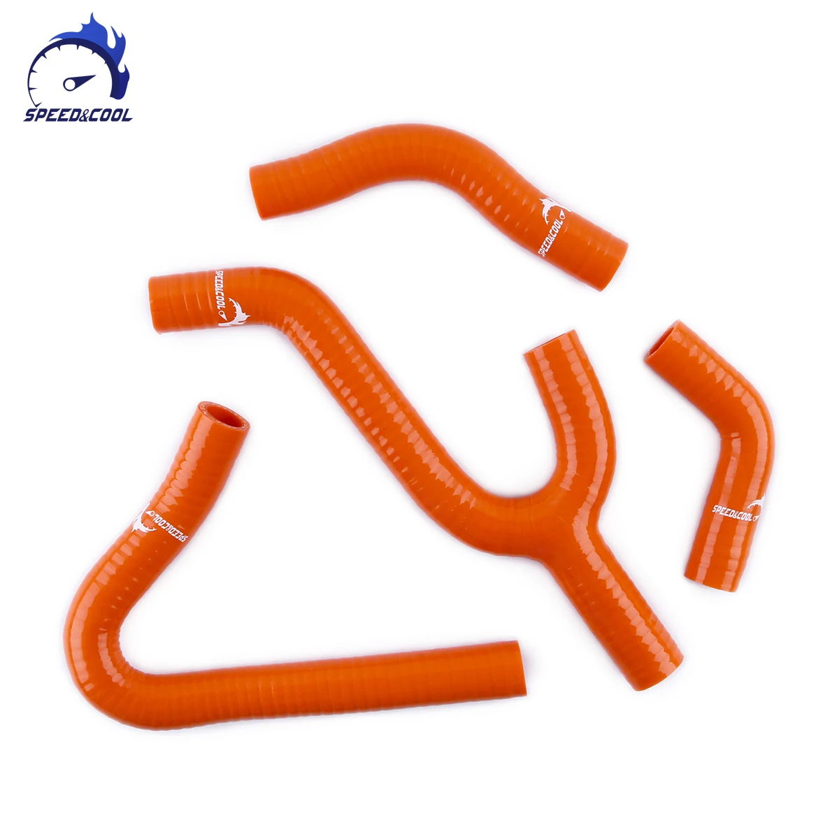 SPEED&COOL For 1998-2002 KTM 380 300 250 MXC EXC SX 2000 2001 Motorcycle Silicone Radiator Coolant Tube Pipe Hose Kit